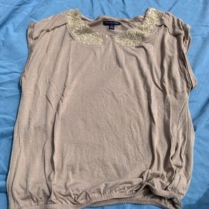 American Eagle Sequin Top
